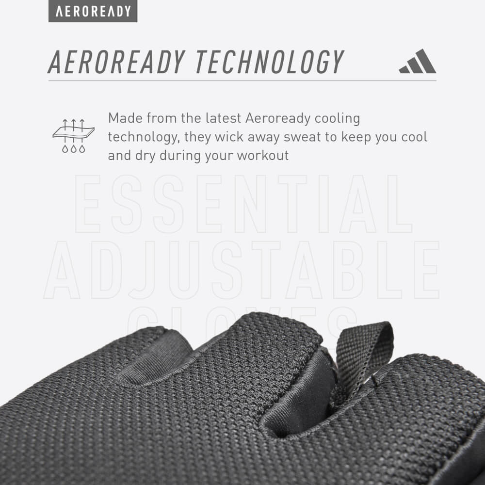 ถุงมือ Essential Adjustable ADIDAS ADGB-12453-NL สีเขียว ไซส์S